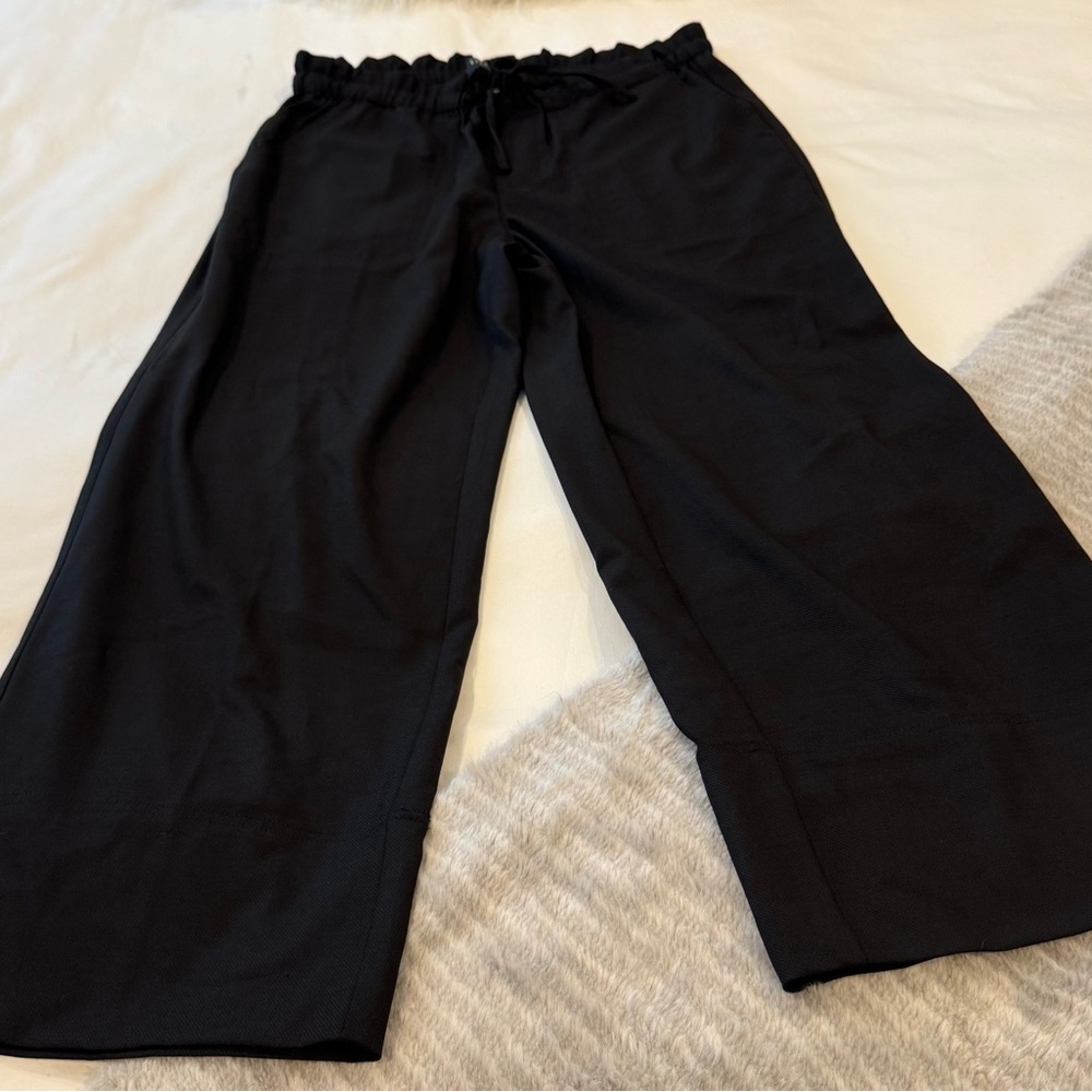Liverpool Black Textured Pants